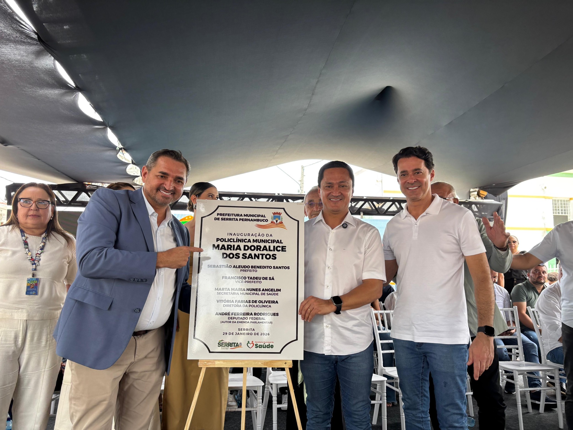 Com recursos de André Ferreira, Serrita vive dia histórico com inauguração da primeira policlínica do município