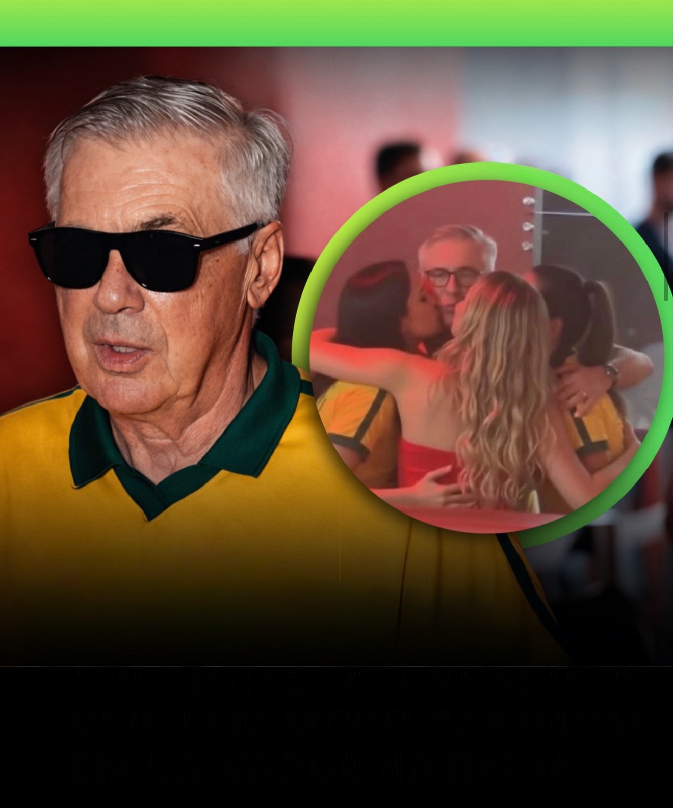 TREINADOR CARLO ANCELOTI E “APANHADO” A VIVER EM MODO CARNAVAL EM SALVADOR NA BAHIA.